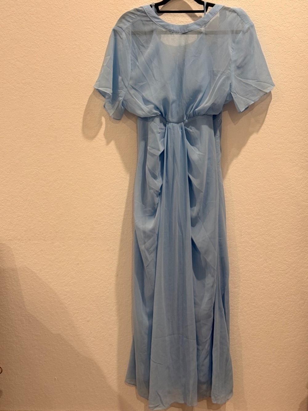 Fehaute Light Blue Maxi Dress‎